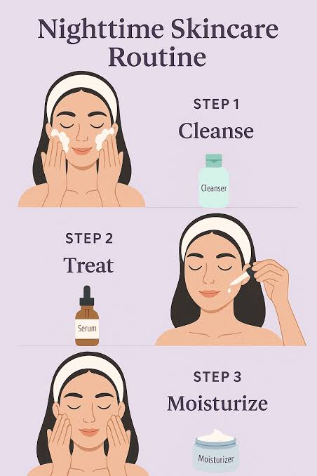 nighttime skincare routine